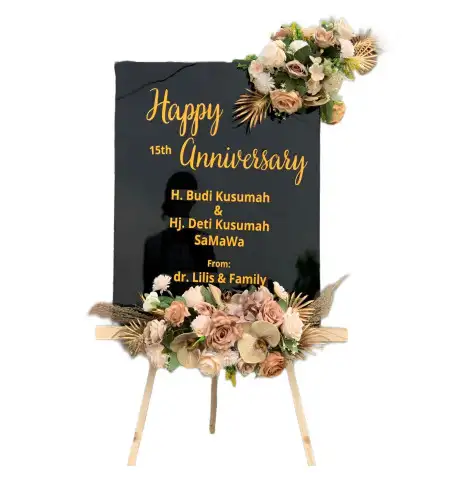 Papan Bunga Akrilik Cinta Mulya