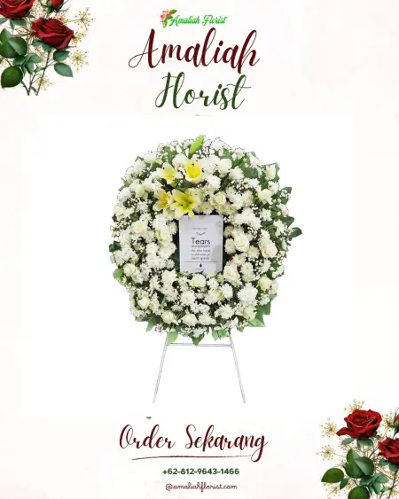 Krans Bunga Duka Cinta Mulya